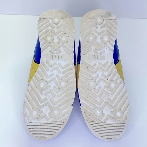 Puma Blue and Yellow Women's Sneakers - Picture 9 of 10